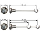 фото mini №9, Cornice double 19 mm+ 19 mm 240 centimeters