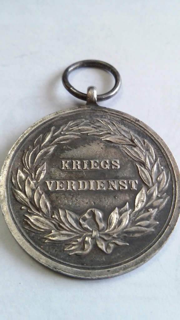 Medal pruski 1892 Kriegs Verdienst