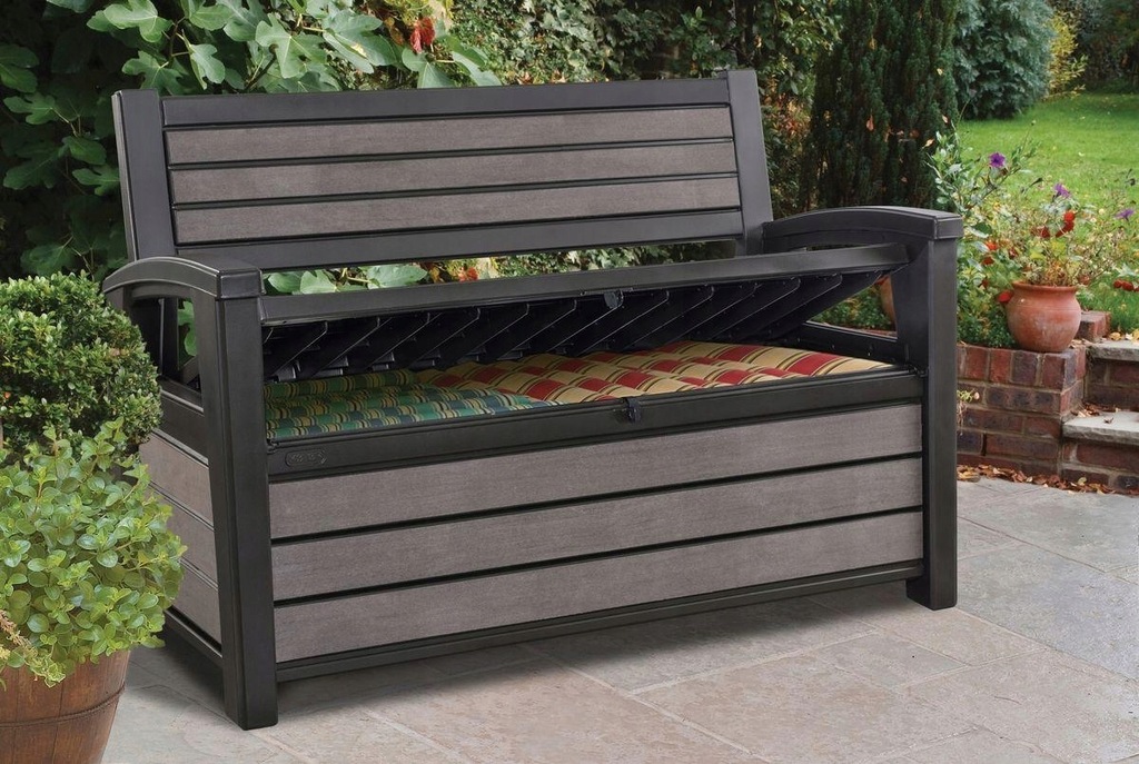 Ławka ze skrzynią Keter Hudson Storage Bench 227L - 7523516253