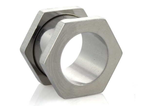 TUNEL TUNELE ŚRUBA SZEŚCIAN HEXAGON STAL316L 4MM