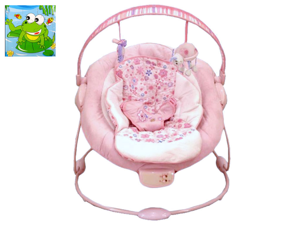 Leżaczek Joy Maker Deluxe Wibracje Melodie +PUZZLE