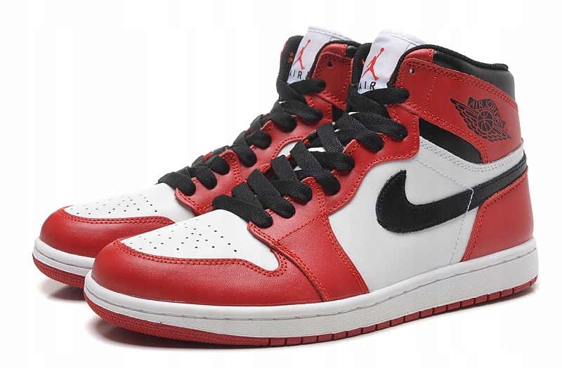 BUTY NIKE JORDAN 1 CZERWONE - DAMSKIE r. 43 - 7619657989 - oficjalne ...
