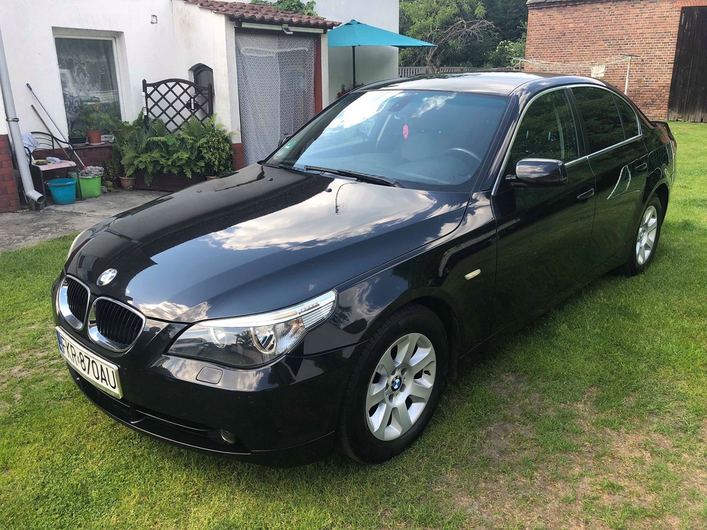 BMW 525 sedan czarny met.04/05r - 7382948763 - oficjalne archiwum Allegro