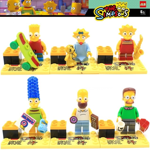 Simpsonowie SIMPSONS POSTACIE 6szt + POSTACIE