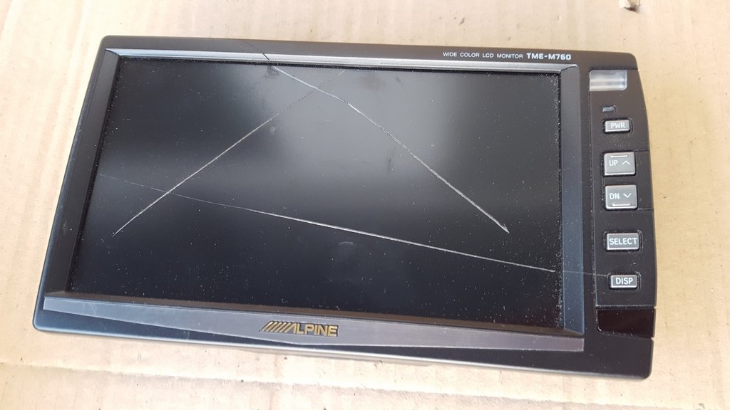 AUDI A8 D3 MONITOR LCD ALPINE TME-M760 4E0088812