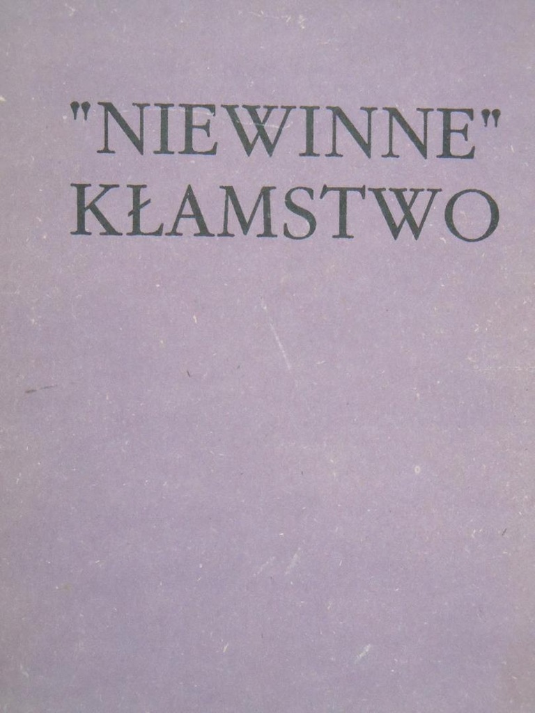 Walter Rea Niewinne kłamstwo (o Ellen White)