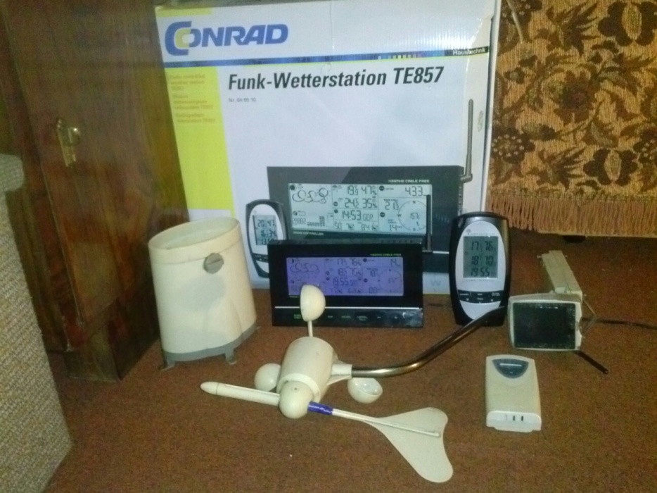 Stacja pogodowa CONRAD TE 857 dobry stan + gratis!