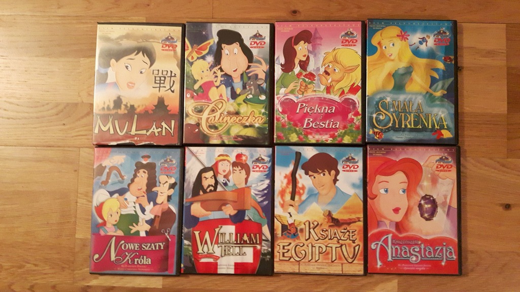 ZACZAROWANE HISTORIE DLA DZIEWCZYNEK 8 BAJEK DVD