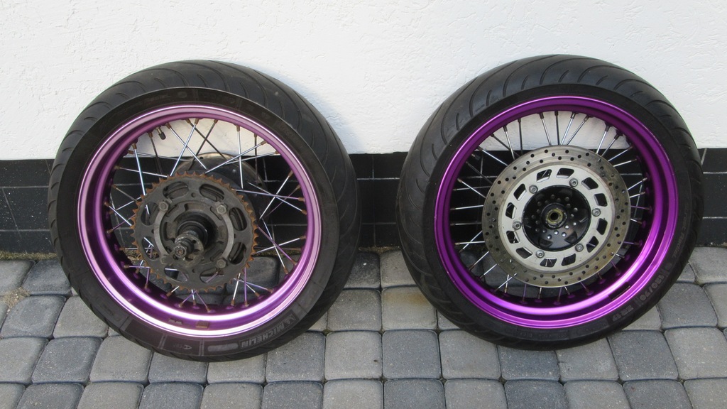 Koła supermoto AKRONT Yamaha XT 600 KTM DRZ CRF