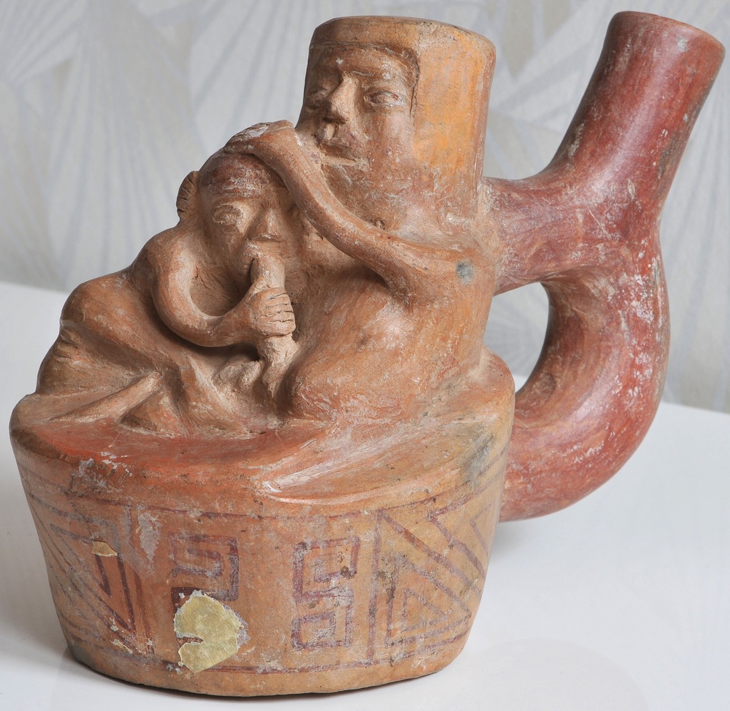 PREKOLUMBIJSKIE NACZYNIE kultura Moche, X-XIV wiek