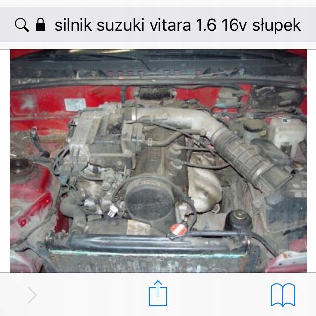 Silnik Suzuki Vitara 1.6 16V Uszkodzony - 7530154598 - Oficjalne Archiwum Allegro
