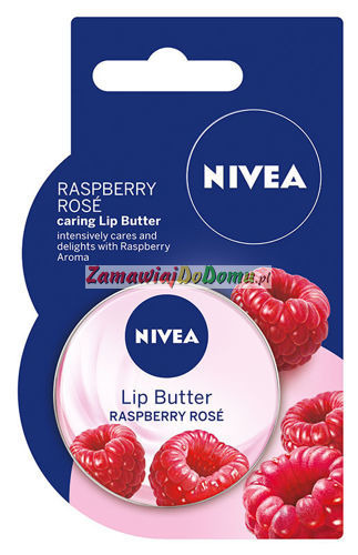 NIVEA LIP BUTTER Raspberry Rose balsam do ust 19ml