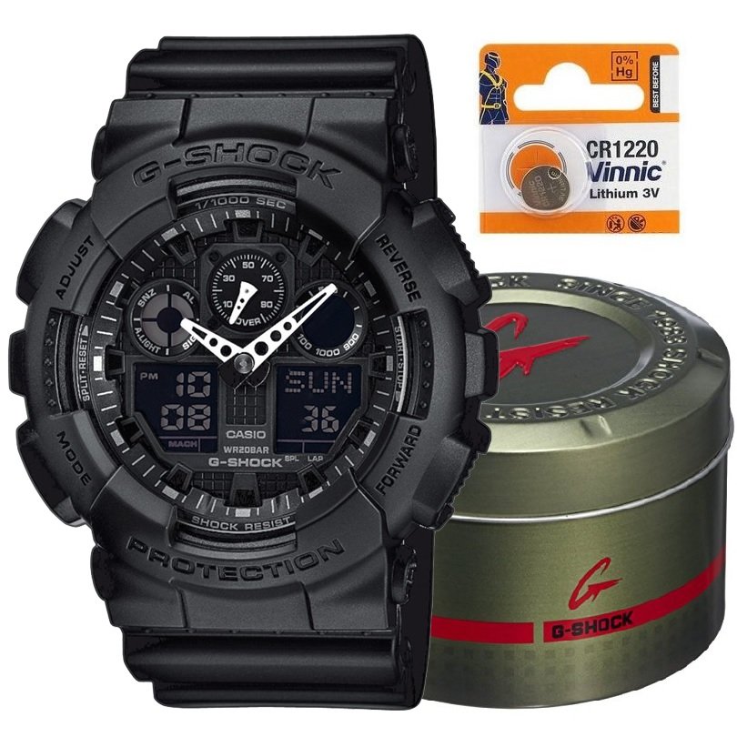 Zegarek Casio G-shock GA-100-1A1ER Puszka +Bateria