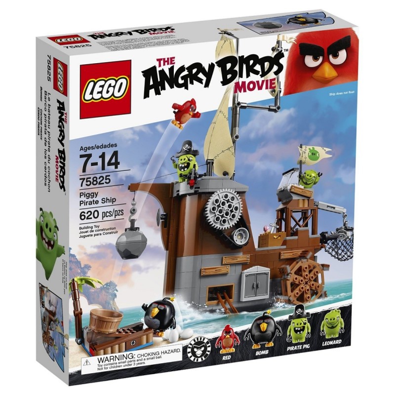 LEGO ANGRY BIRDS STATEK PIRACKI ŚWINEK 75825 7+