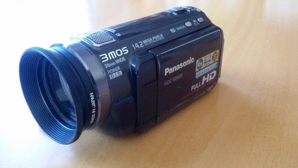 Kamera Panasonic Full HD HDC-SD600 3MOS jak sd900