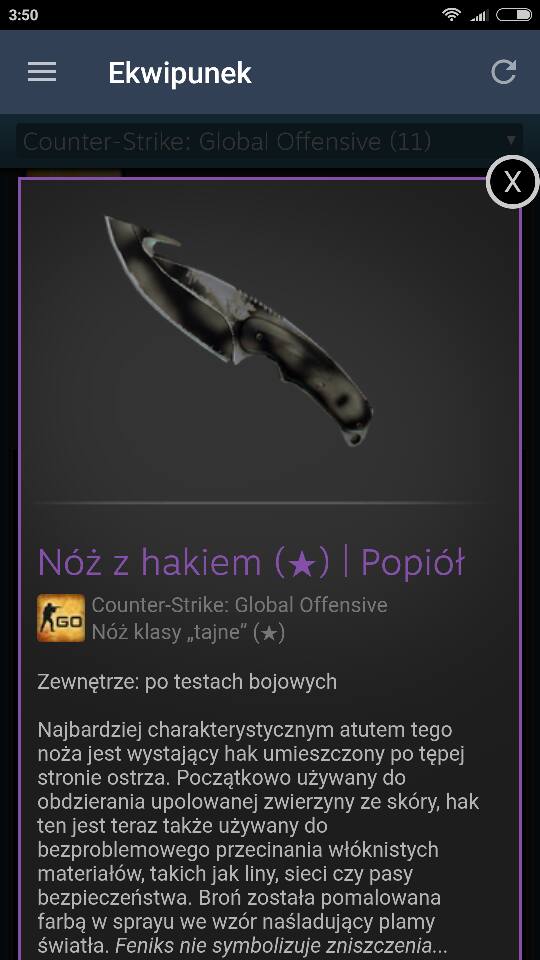 Kosa nóż do CS:GO TANIO HIT!!!!