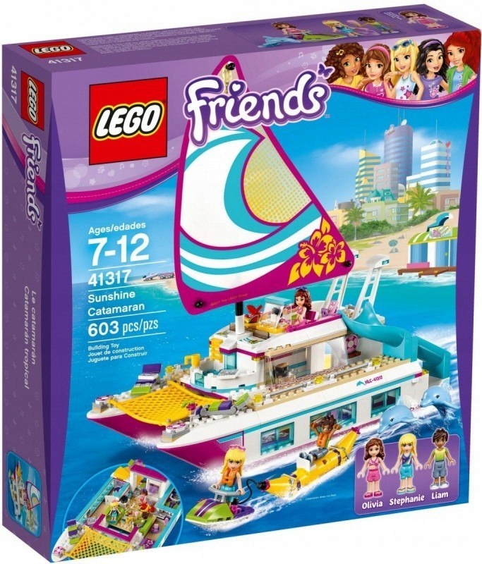 KLOCKI LEGO FRIENDS Słoneczny Katamaran+3 LALECZKI