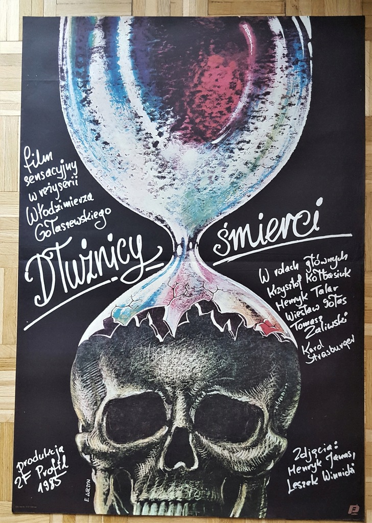 plakat - DŁUŻNICY ŚMIERCI - Lutczyn 1985