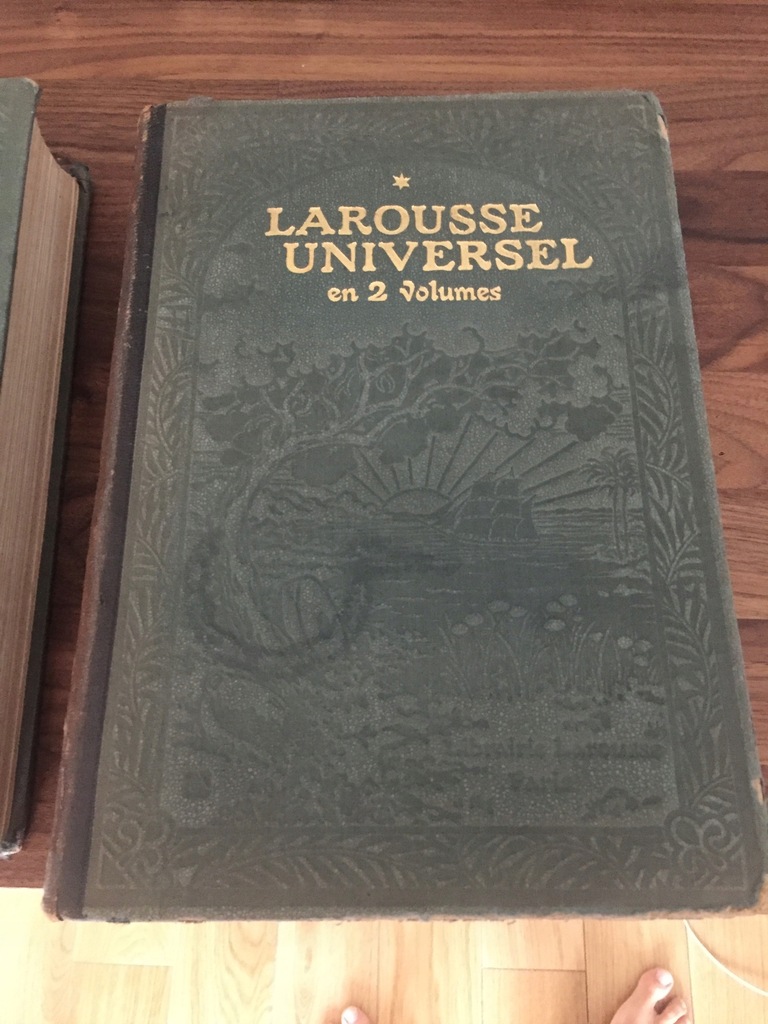 LAROUSSE UNIVERSEL encyklopedia francuska 1922