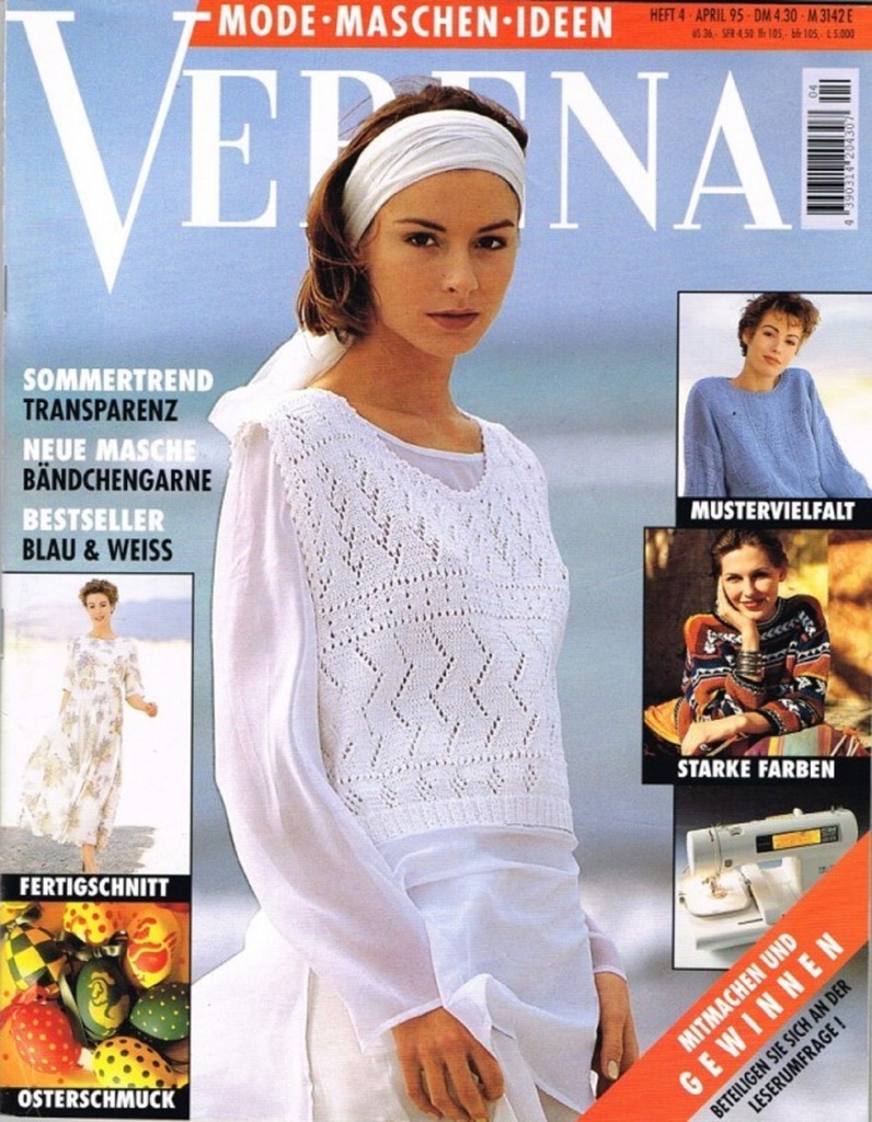 Verena 4 / 1995 burda robótki hafty