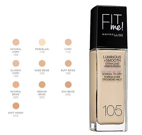MAYBELLINE FIT ME PODKLAD NR 105 LIGHT JASNY