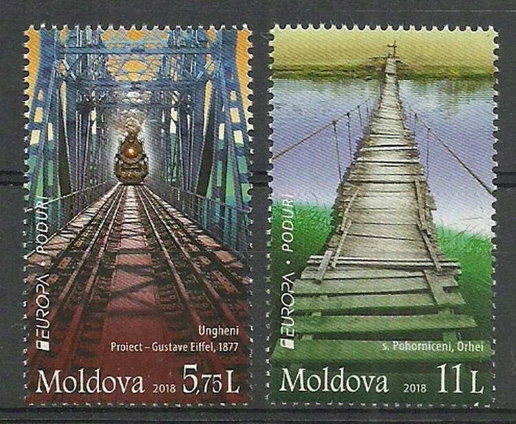 Mołdawia 2018 Mi 1031-1032 Czyste **