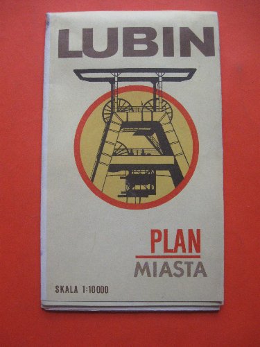 Lubin plan miasta 1985 rok. PRL