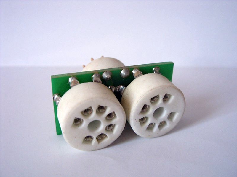 Adapter / konwerter ELL80 na 2x EL95 radio lampowe