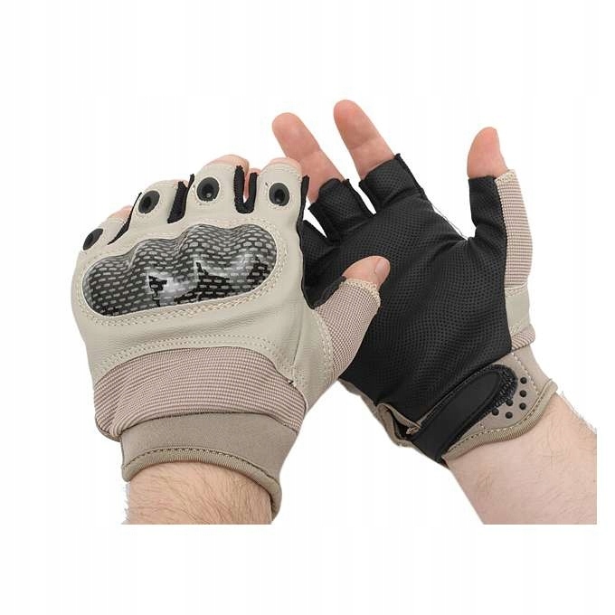 Military Combat Gloves mod. III (Size M) - Tan [8F