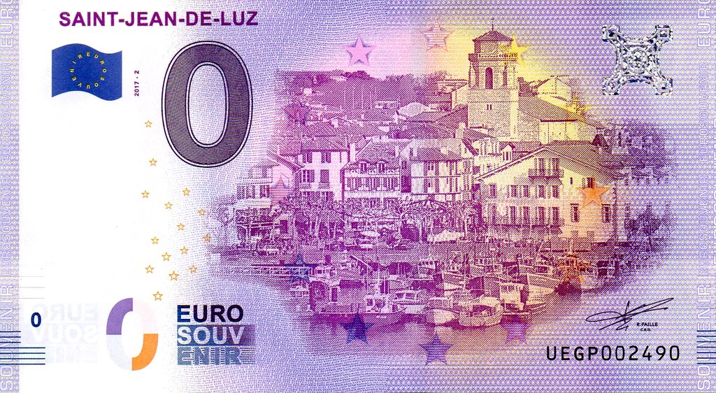 UE 0 euro Saint-Jean-de-Luz 2017