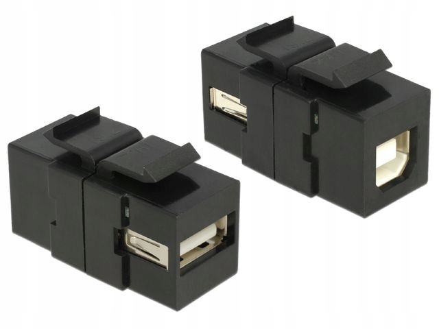 Moduł keystone gniazdo USB 2.0 AF - USB BF do