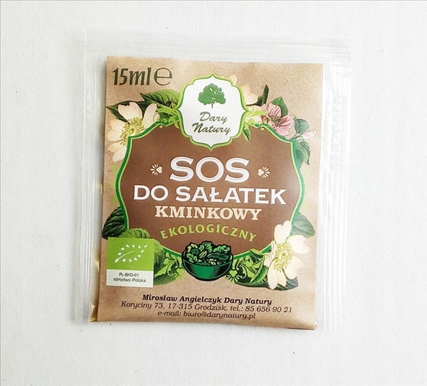 SOS DO SAŁATEK KMINKOWY 15ml DARY NATURY