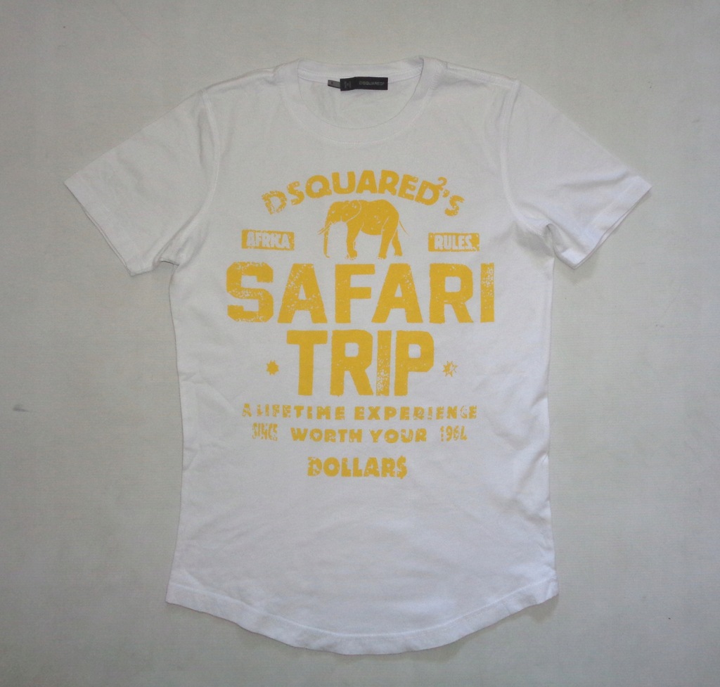 DSQUARED 2 SAFARI TRIP koszulka męska T-shirt - S
