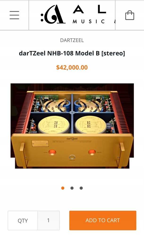 Dartzeel nhb-108 - cena katalogowa 42,000 dolarów