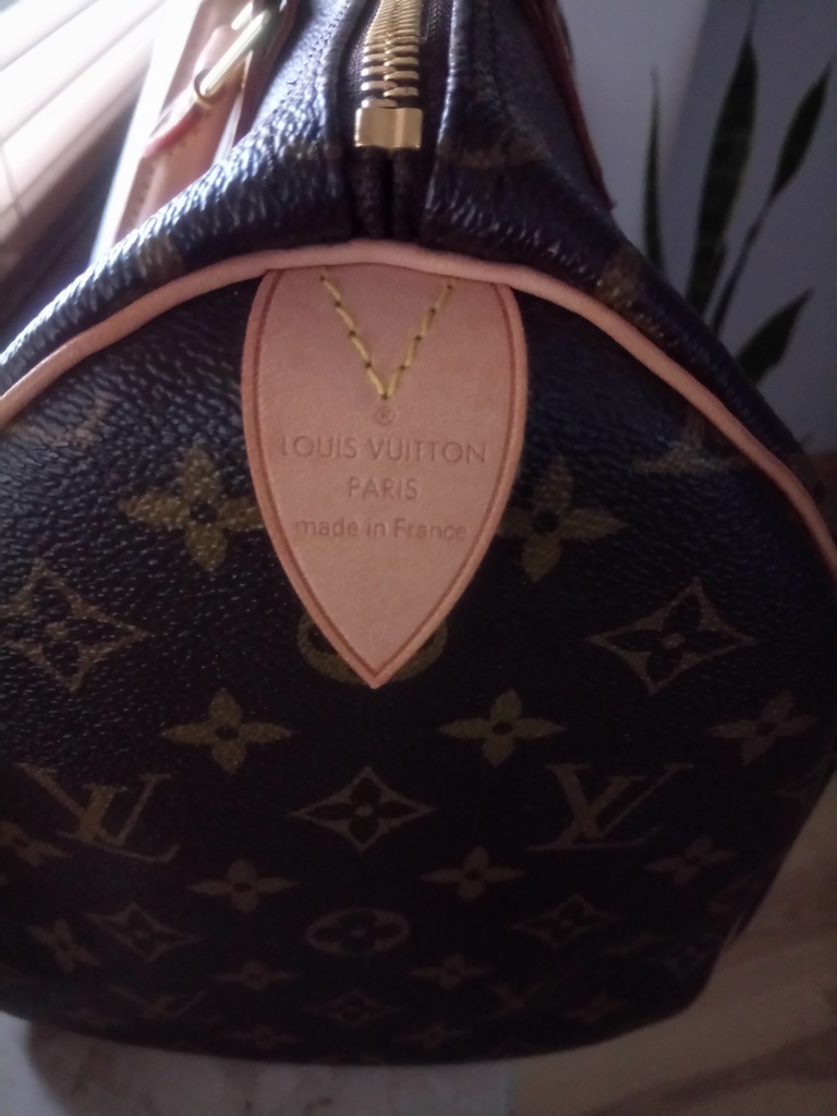 Louis Vuitton Speedy 35 ORYGINALNA torba torebka - 7608337844