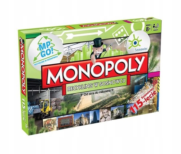 Monopoly recykling w Sosnowcu gra