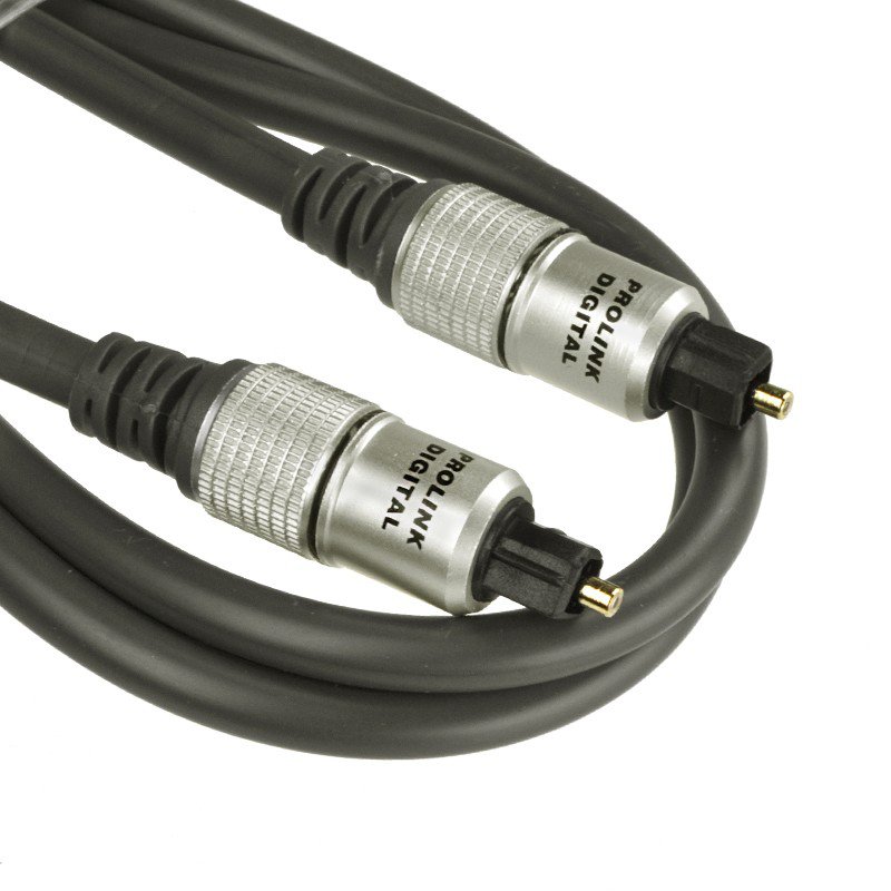 Kabel Toslink PROLINK Exclusive S/PDIF 1,8m pozłac