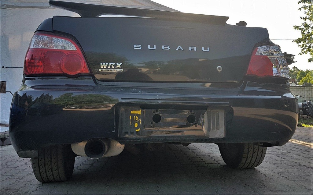 Zderzak tył 18L Subaru Impreza WRX sedan 2003 2007