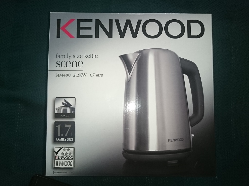 Kenwood czajnik elektryczny SCENE SJM490 - srebrny