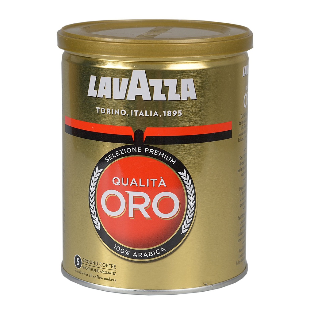 12x LAVAZZA QUALITA ORO PUSZKA 250g mielona+GRATIS - 7150764802 ...