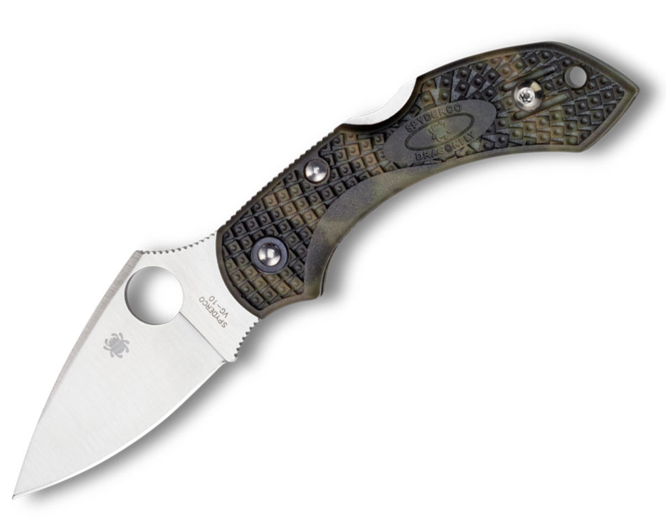 Nóż składany Spyderco Dragonfly 2 Green Zome