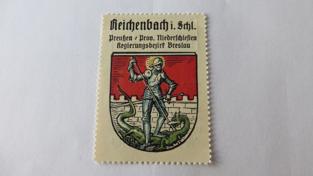 Dzierżoniów ,herb, znaczek