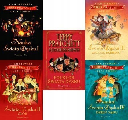 PRATCHETT x5 - NAUKA I FOLKLOR ŚWIATA DYSKU