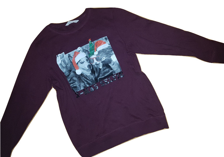 #K_H&M - świąteczny sweter - ROZM.S