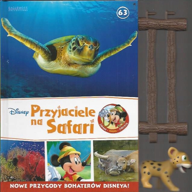 PRZYJACIELE NA SAFARI nr 63 + lamparciatko i płot