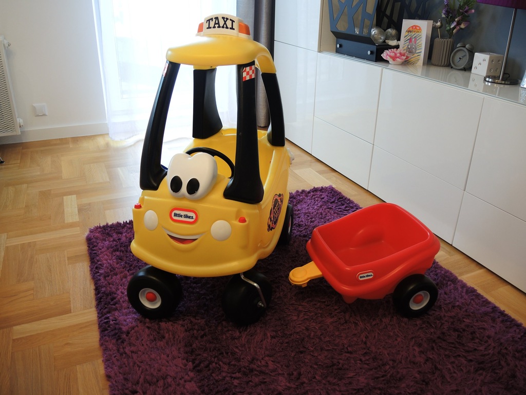 Little Tikes samochód COZY TAXI + przyczepa !!!