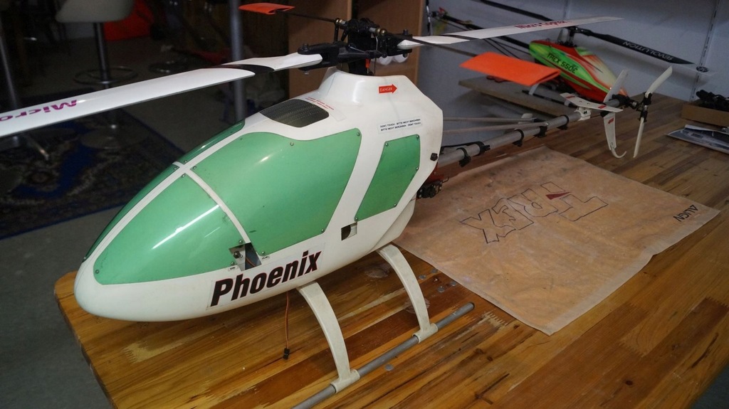 Helikopter śmigłowiec zdalnie sterowany spalinowy