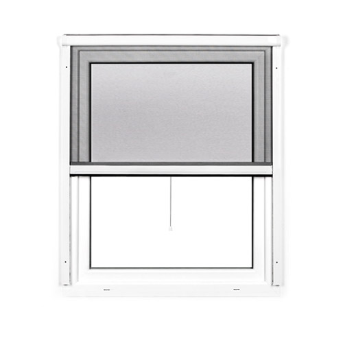 MOSKITIERA ROLOWANA NA OKNO DACHOWE PVC 130x160 cm