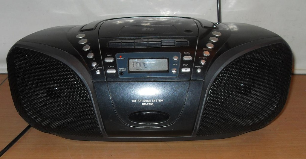 BOOMBOX JVC RC-EZ55B CD MP3 + KASETA + RADIO
