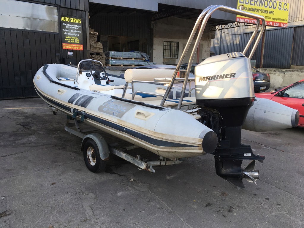 Łódź motorowa RIB Prestige 600 Mariner 115 KM
